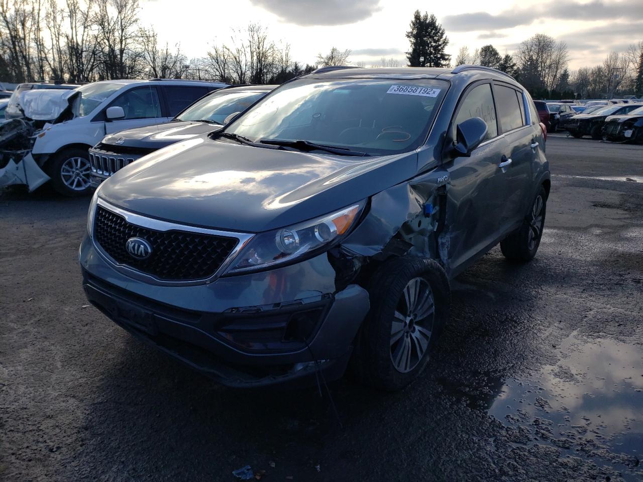 Photo 2 from auction – 2015 KIA SPORTAGE E with VIN KNDPCCAC4F7684180