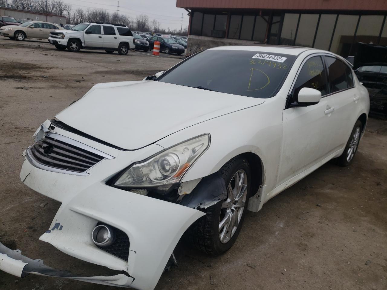 Photo 2 from auction – 2012 INFINITI G37 with VIN JN1CV6ARXCM973501