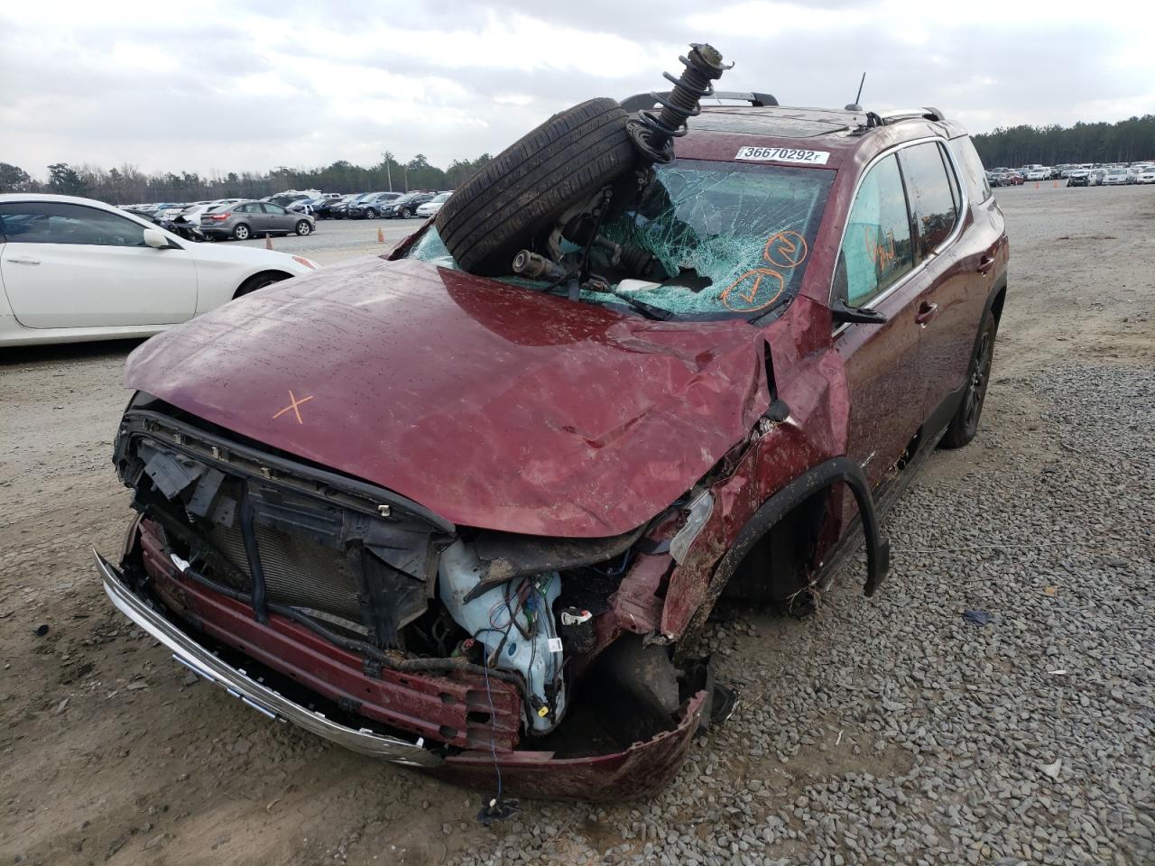 Photo 2 from auction – 2017 GMC ACADIA SLT with VIN 1GKKNMLS1HZ160060