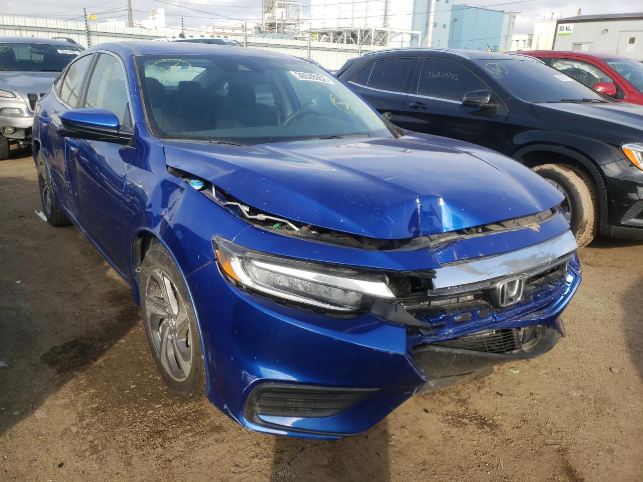 HONDA INSIGHT EX 2020 with VIN 19XZE4F53LE012173 - Photo from auction