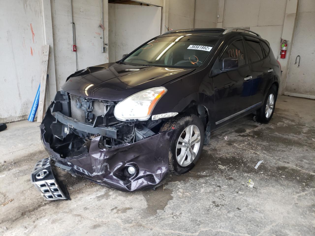 Photo 2 from auction – 2012 NISSAN ROGUE S with VIN JN8AS5MV9CW377773