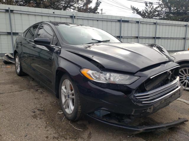 FORD FUSION SE 2018 with VIN 3FA6P0HD7JR179772 - Photo from auction