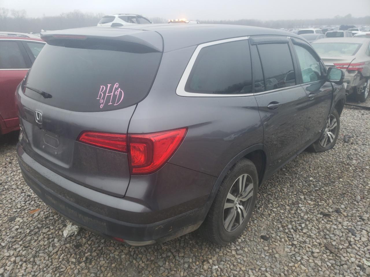 Photo 4 from auction – 2016 HONDA PILOT EXL with VIN 5FNYF5H55GB024871