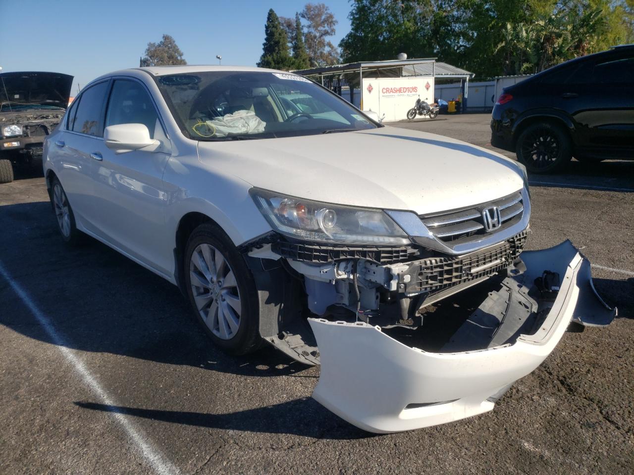 HONDA ACCORD EXL 2015 with VIN 1HGCR2F85FA079861 - Photo from auction
