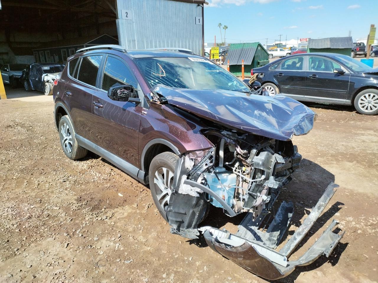 TOYOTA RAV4 LE 2017 with VIN 2T3ZFREV5HW343988 - Photo from auction