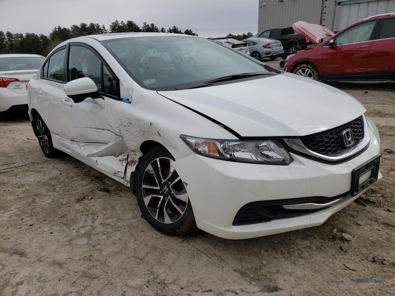 HONDA CIVIC EX 2014 with VIN 19XFB2F83EE070698 - Photo from auction