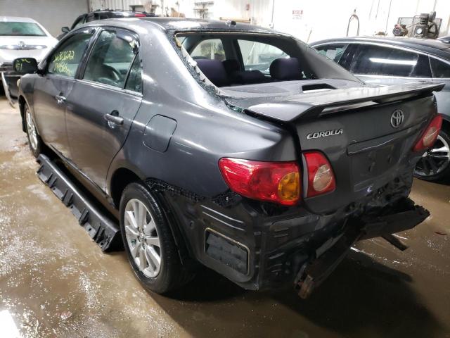 Photo 3 from auction – 2009 TOYOTA COROLLA BA with VIN 1NXBU40E59Z012288