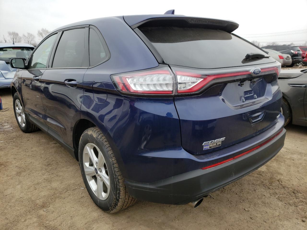 Photo 3 from auction – 2016 FORD EDGE SE with VIN 2FMPK3G95GBB10058