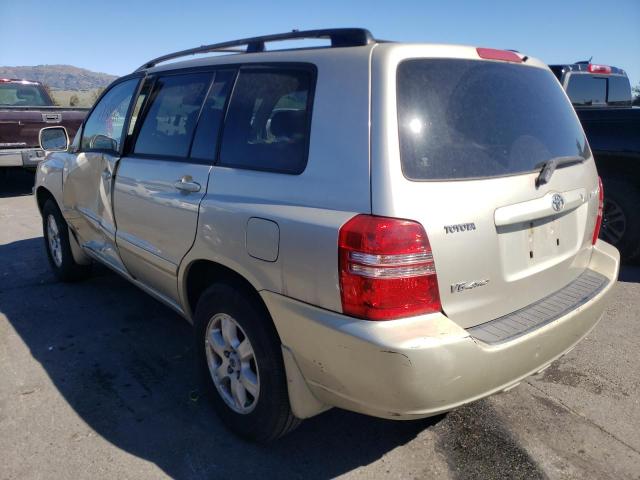 Photo 3 from auction – 2001 TOYOTA HIGHLANDER with VIN JTEHF21A110014104