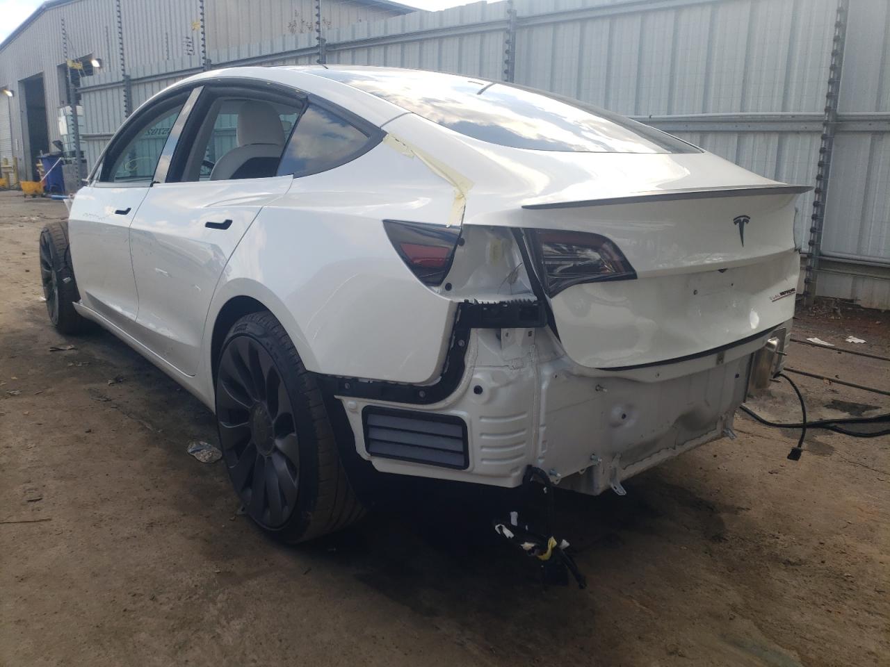 Photo 3 from auction – 2021 TESLA MODEL 3 with VIN 5YJ3E1EC2MF980927