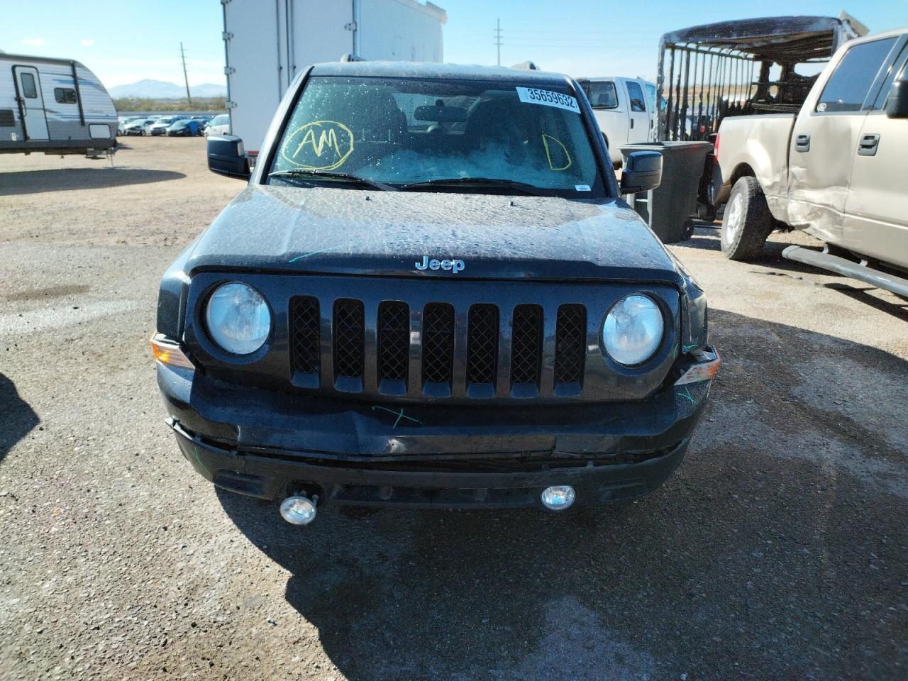Photo 9 from auction – 2014 JEEP PATRIOT SP with VIN 1C4NJPBB2ED758044