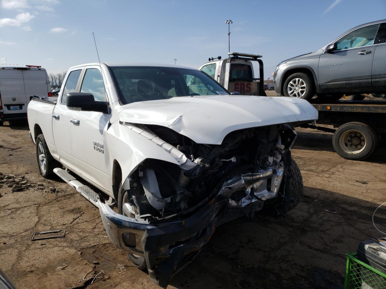 RAM 1500 SLT 2018 with VIN 1C6RR7GG2JS228930 - Photo from auction