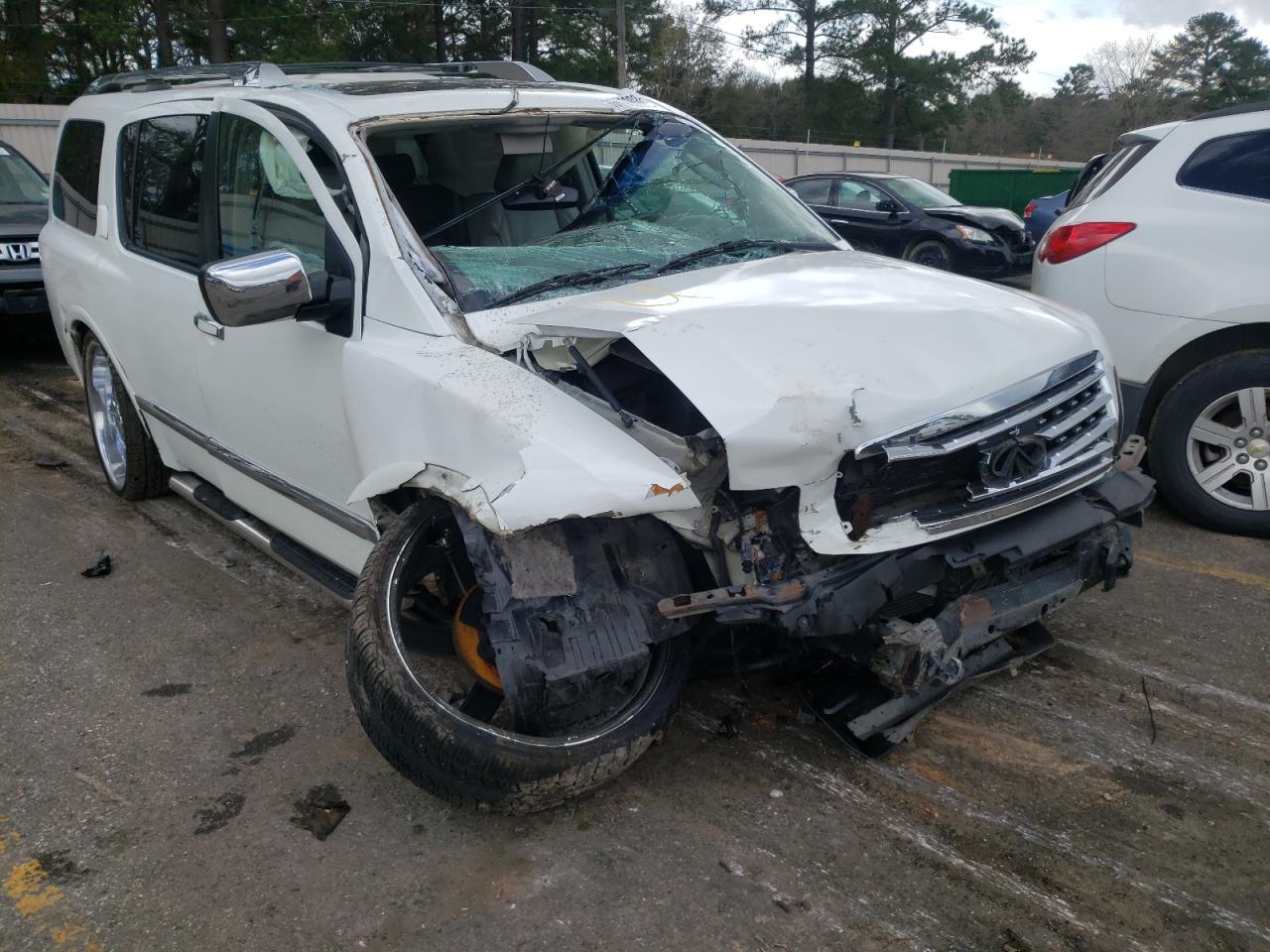 INFINITI QX56 2008 with VIN 5N3AA08D08N905221 - Photo from auction