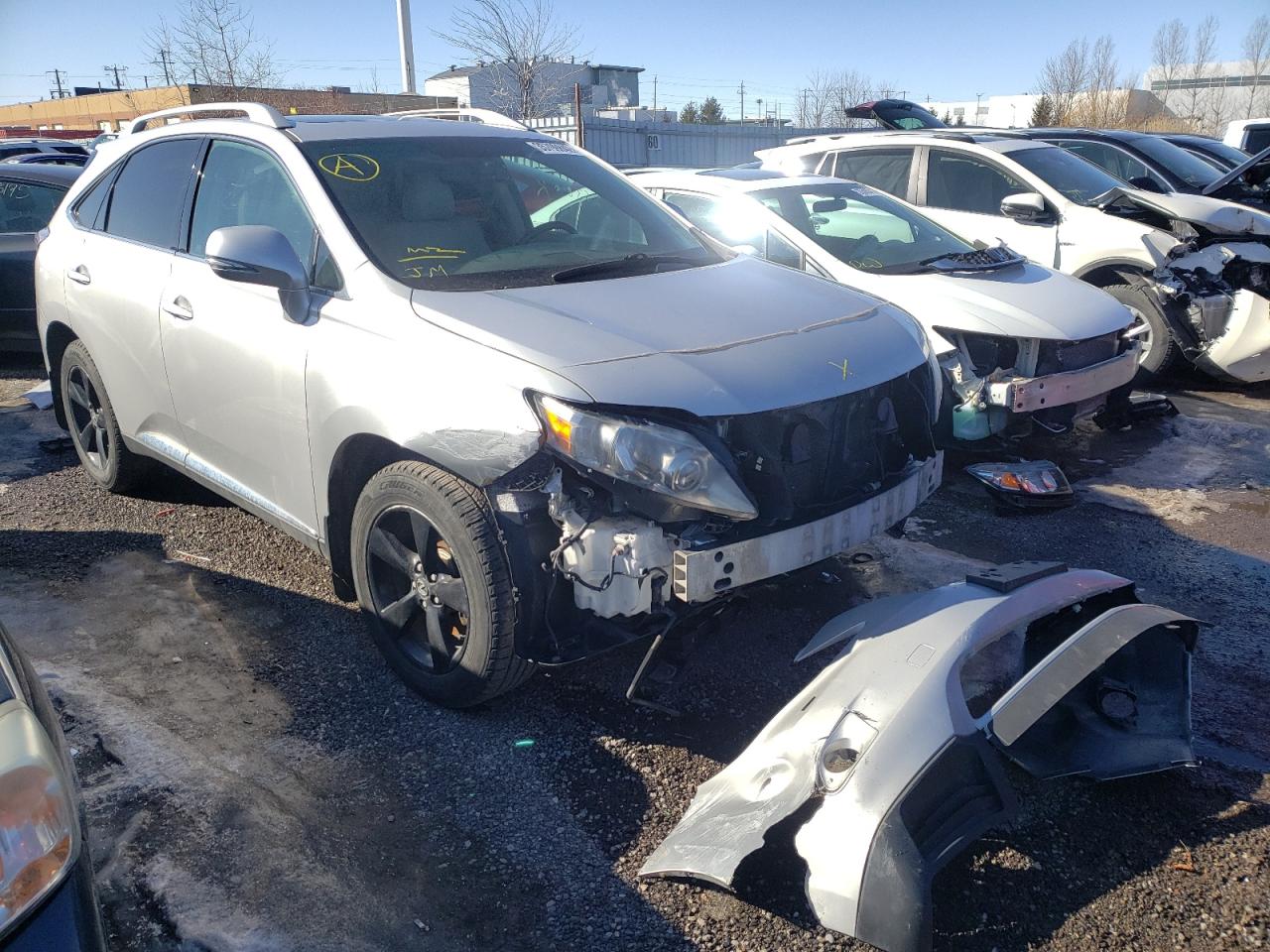LEXUS RX 350 2010 with VIN 2T2BK1BA8AC002337 - Photo from auction