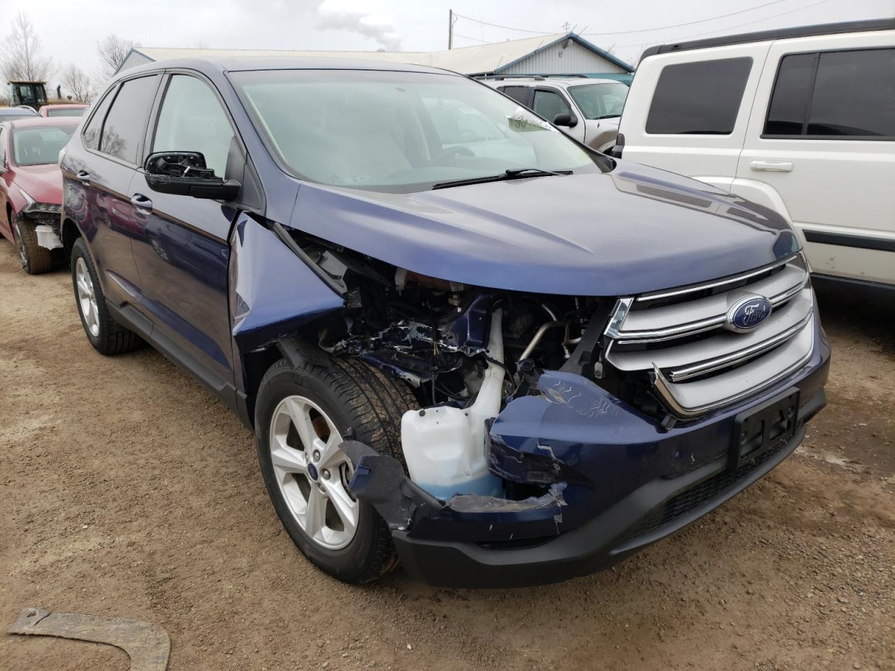 FORD EDGE SE 2016 with VIN 2FMPK3G95GBB10058 - Photo from auction