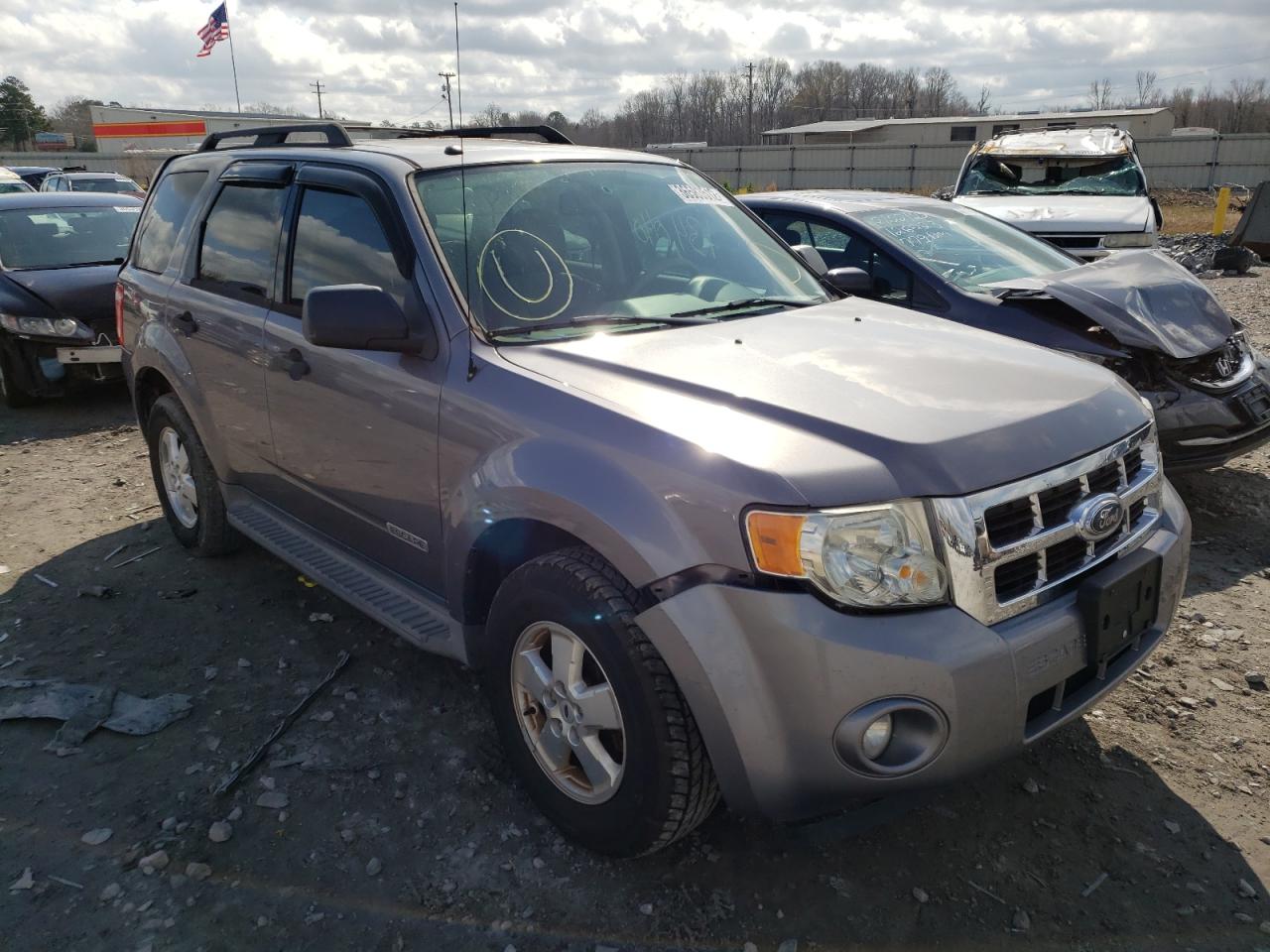 FORD ESCAPE XLT 2008 with VIN 1FMCU03Z18KE62560 - Photo from auction