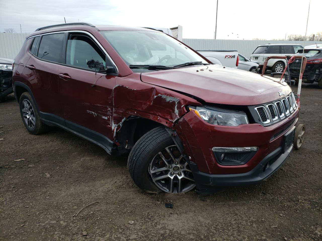 JEEP COMPASS LA 2020 with VIN 3C4NJDBB2LT234530 - Photo from auction