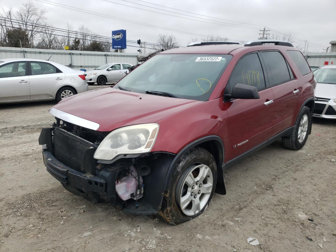 Photo 2 from auction – 2008 GMC ACADIA SLE with VIN 1GKER13718J276966