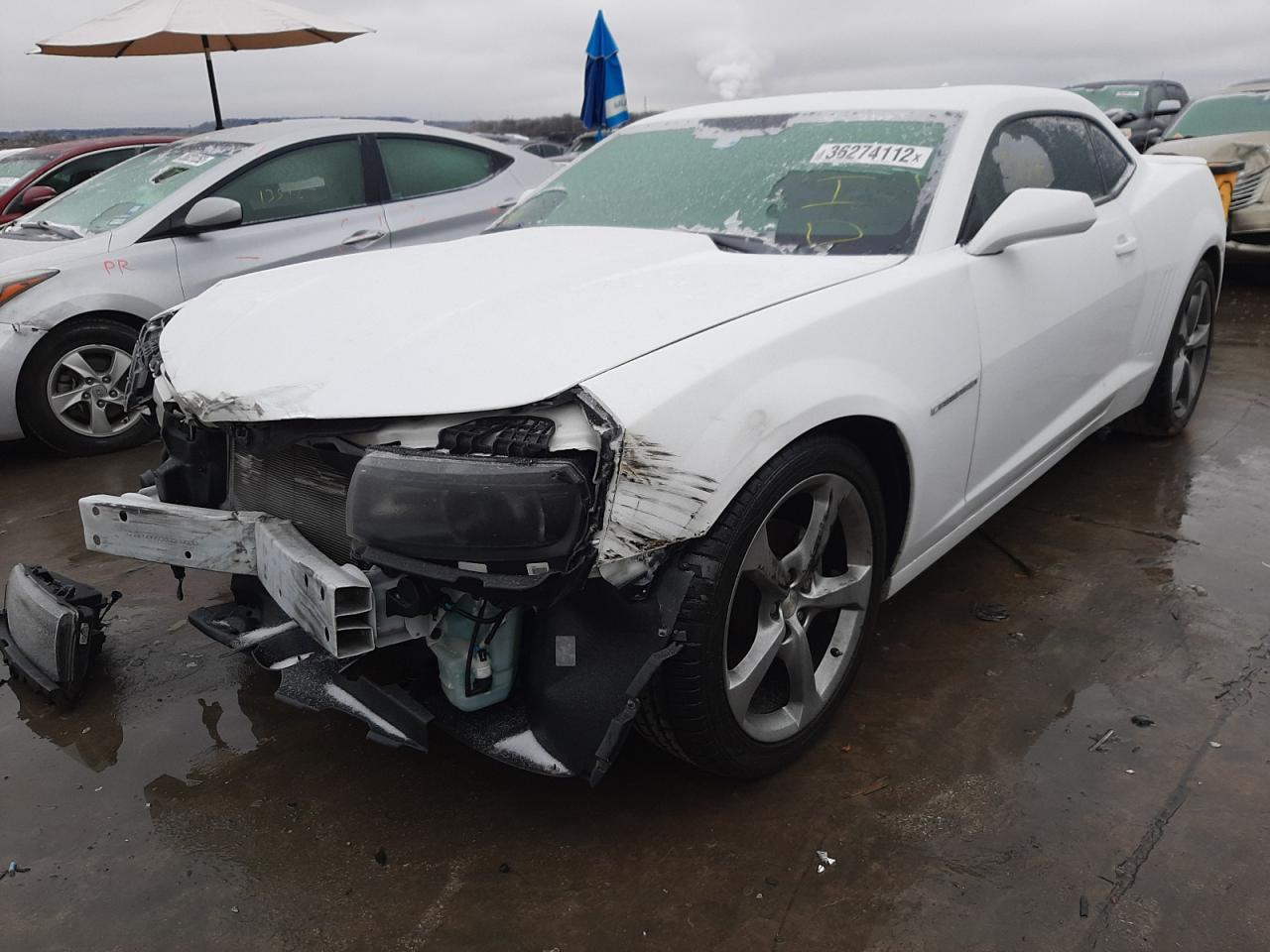 Photo 2 from auction – 2014 CHEVROLET CAMARO LT with VIN 2G1FC1E31E9272394