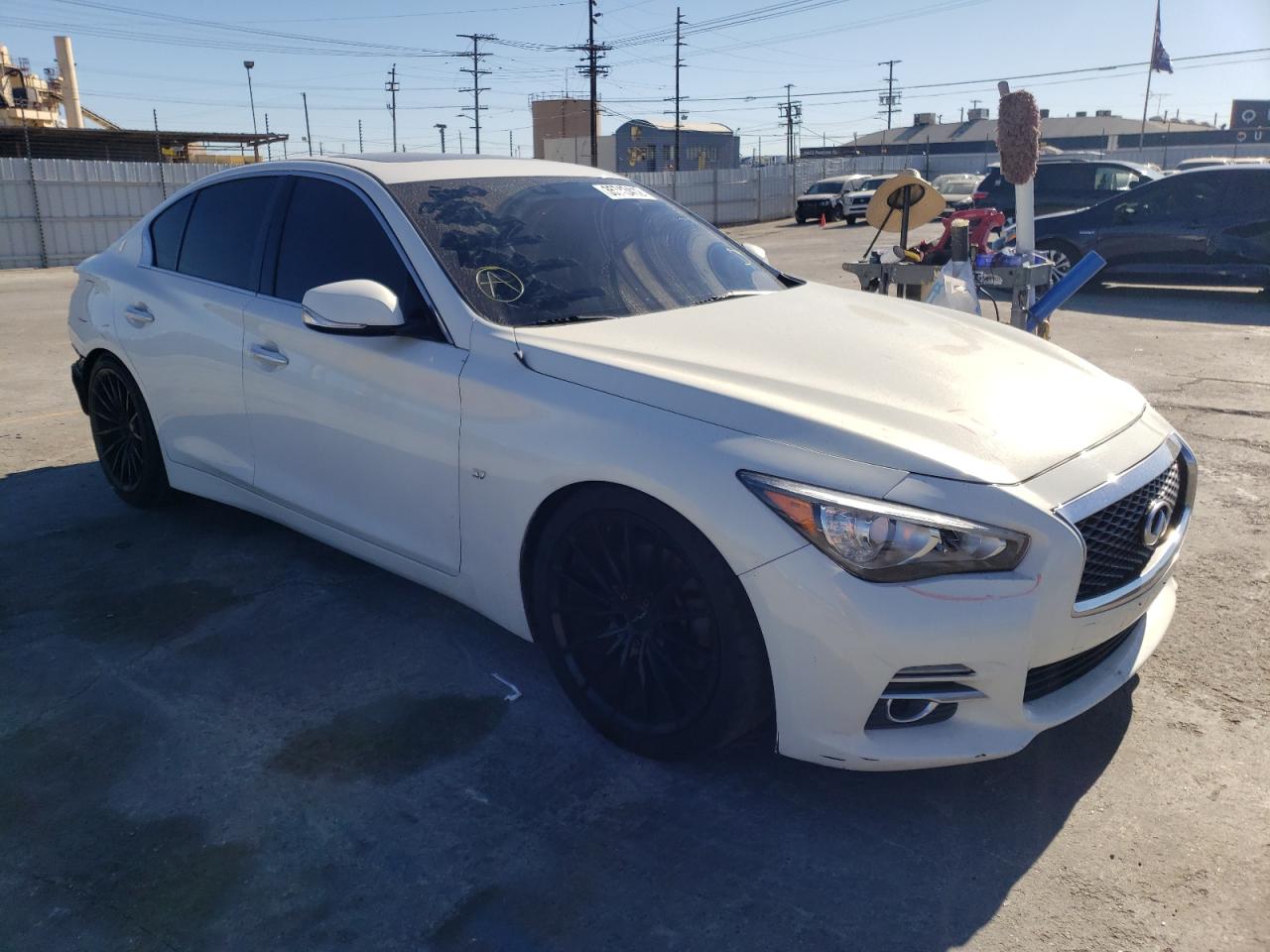 INFINITI Q50 BASE 2015 with VIN JN1BV7AP7FM351555 - Photo from auction