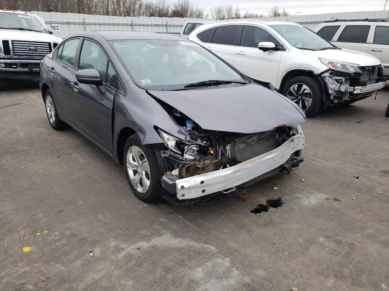 HONDA CIVIC LX 2014 with VIN 2HGFB2F55EH548986 - Photo from auction