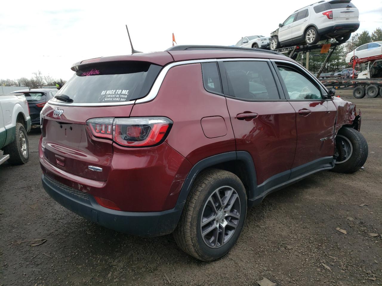 Photo 4 from auction – 2020 JEEP COMPASS LA with VIN 3C4NJDBB2LT234530