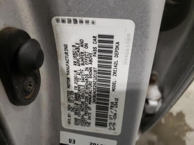 Photo 10 from auction – 2009 TOYOTA COROLLA BA with VIN 1NXBU40E29Z120187