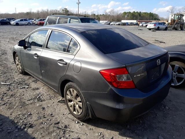 Photo 3 from auction – 2012 HONDA CIVIC LX with VIN 19XFB2F58CE061885