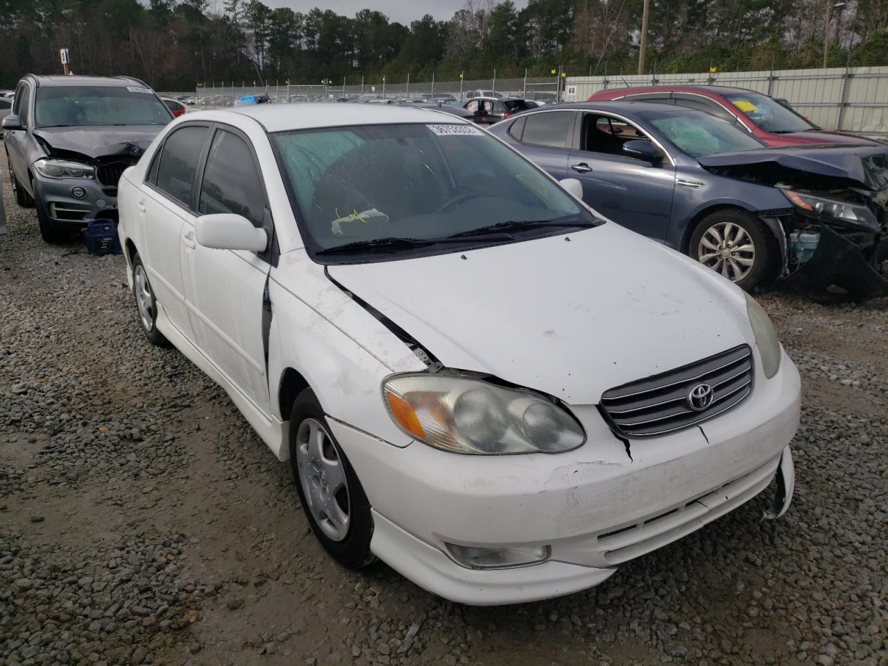 TOYOTA COROLLA CE 2003 with VIN 1NXBR32E83Z103121 - Photo from auction