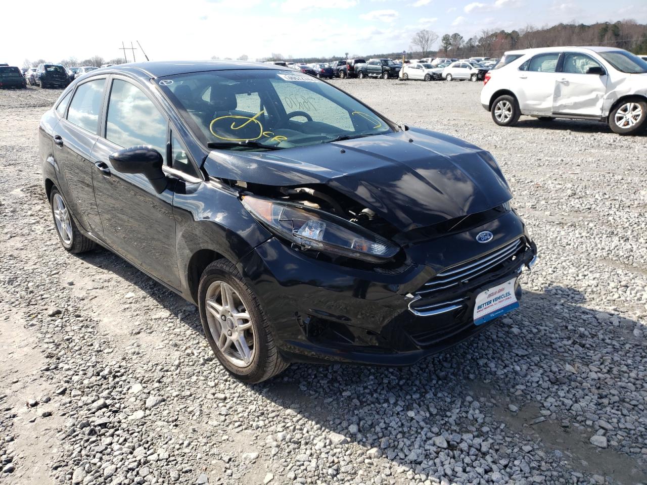 FORD FIESTA SE 2017 with VIN 3FADP4BJ9HM128343 - Photo from auction
