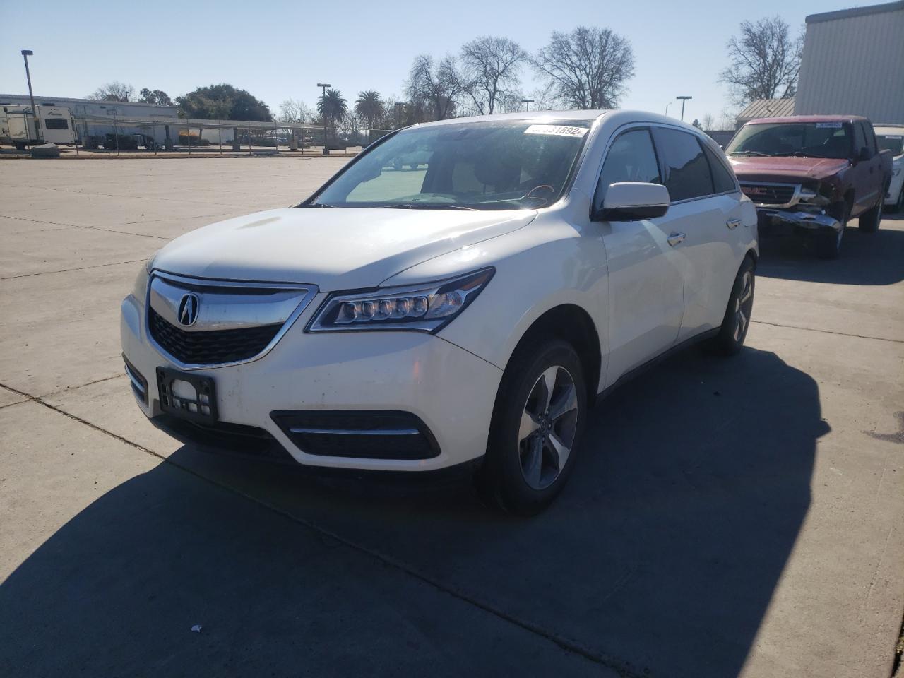 Photo 2 from auction – 2016 ACURA MDX with VIN 5FRYD3H25GB011066