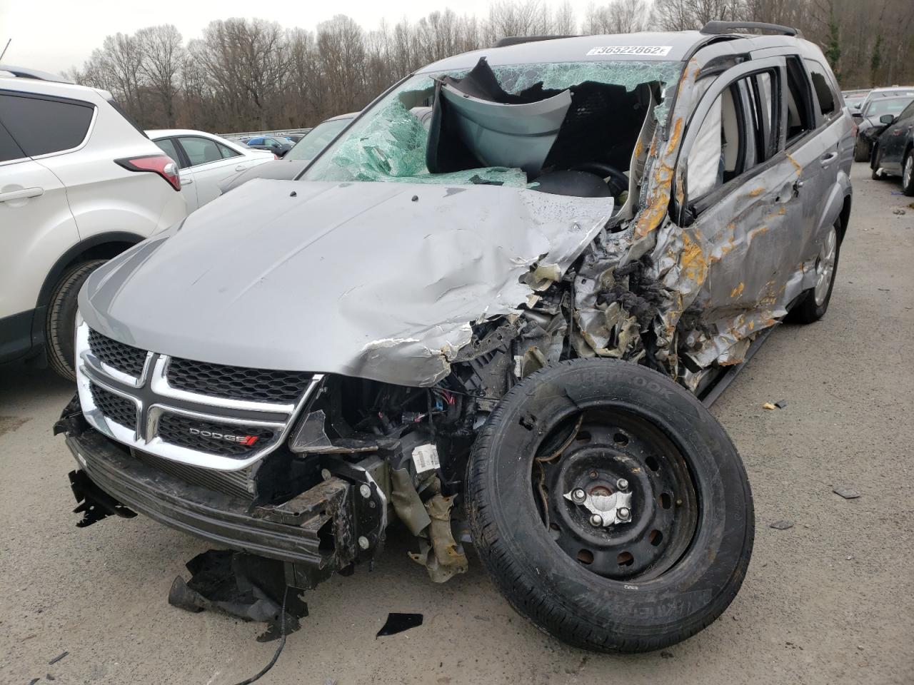 Photo 2 from auction – 2017 DODGE JOURNEY SE with VIN 3C4PDCAB3HT525928