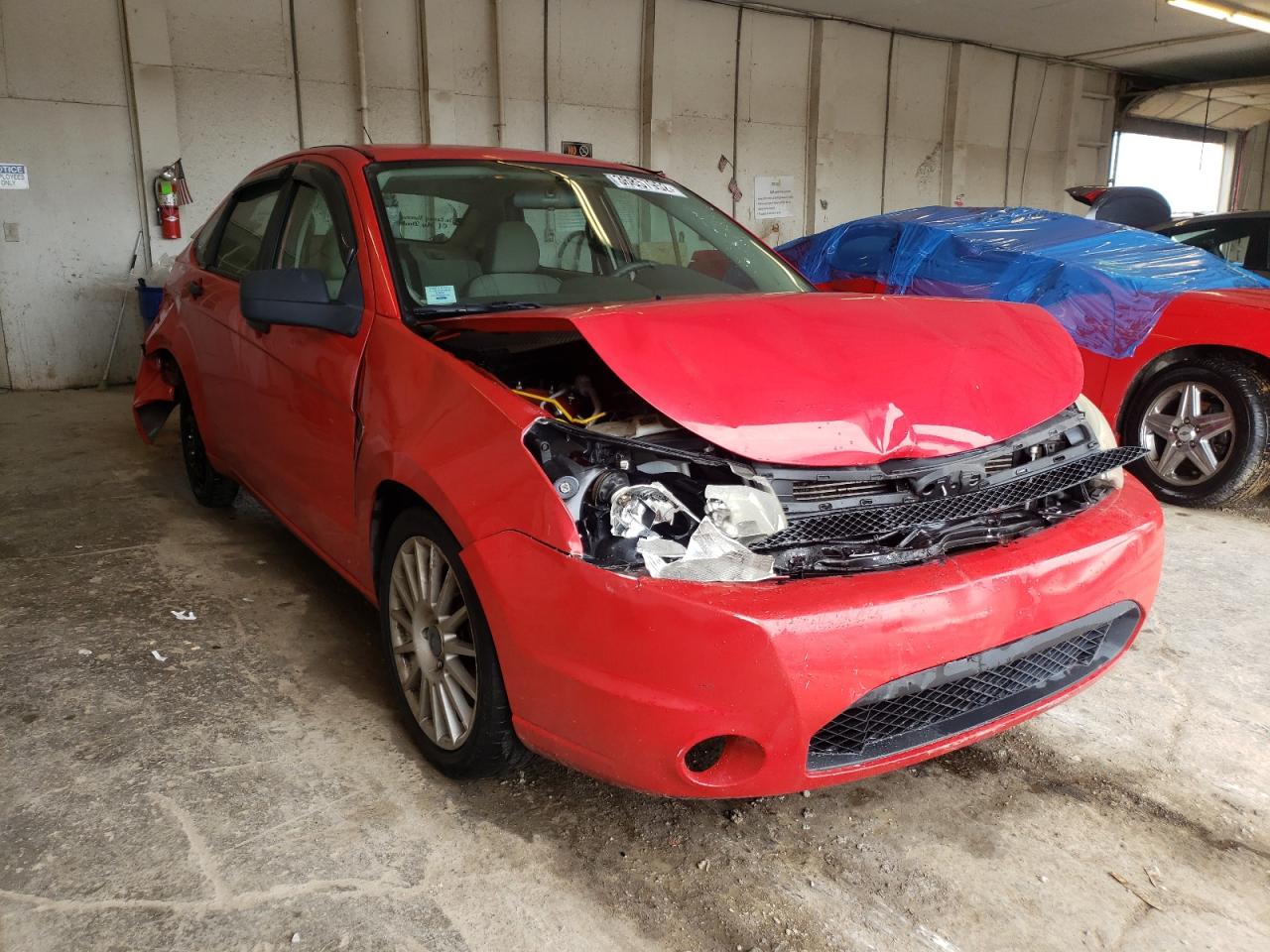 FORD FOCUS SE 2008 with VIN 1FAHP35N48W164659 - Photo from auction