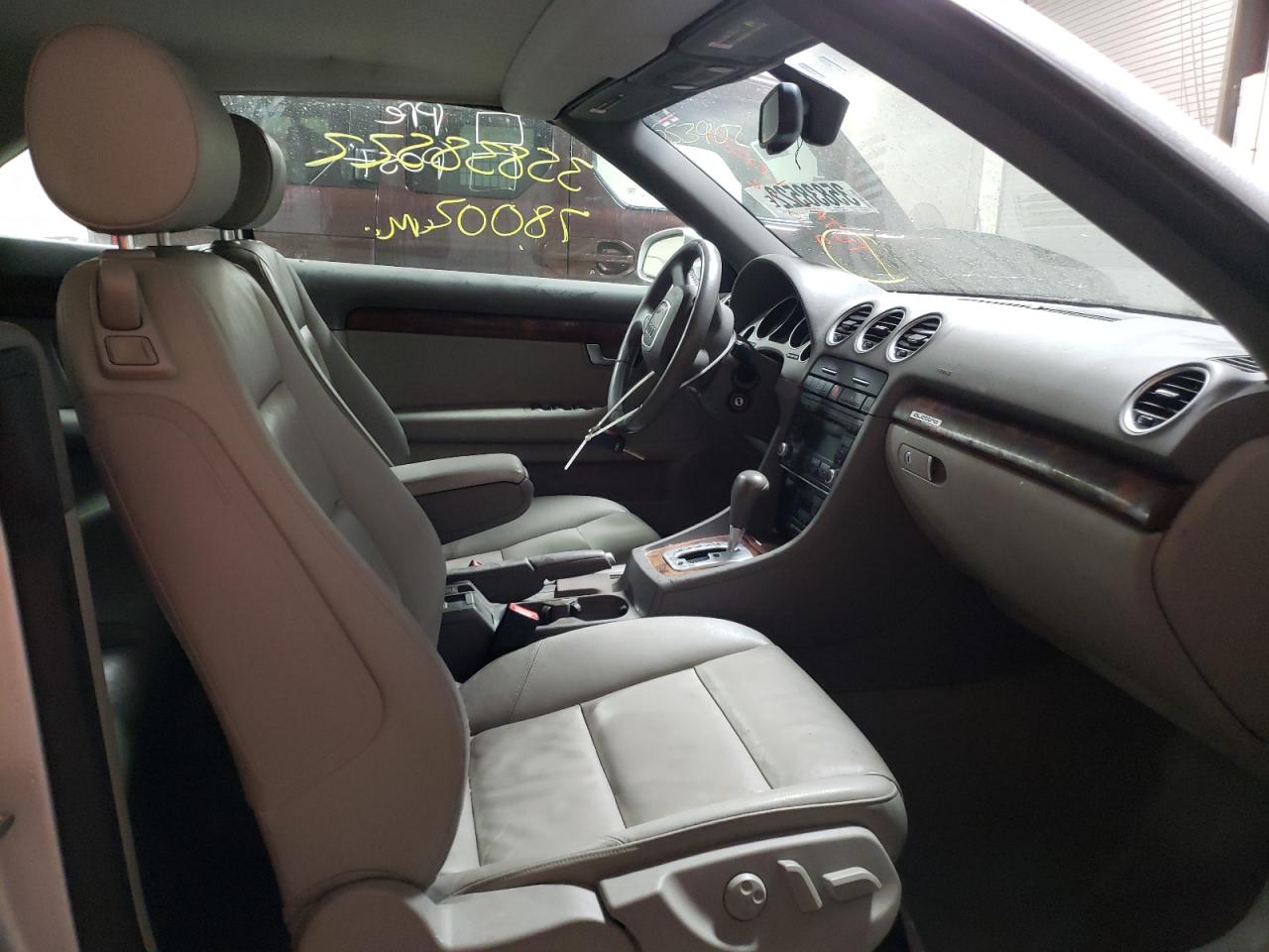 Photo 5 from auction – 2009 AUDI A4 2.0T CA with VIN WAUDF48H29K006205