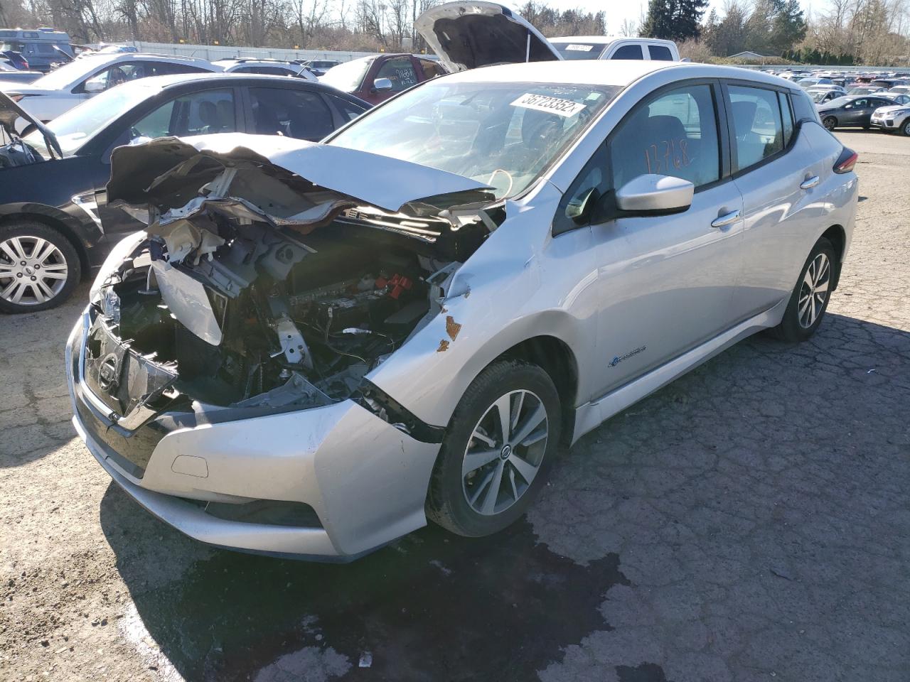 Photo 2 from auction – 2019 NISSAN LEAF S PLU with VIN 1N4BZ1CP2KC321915