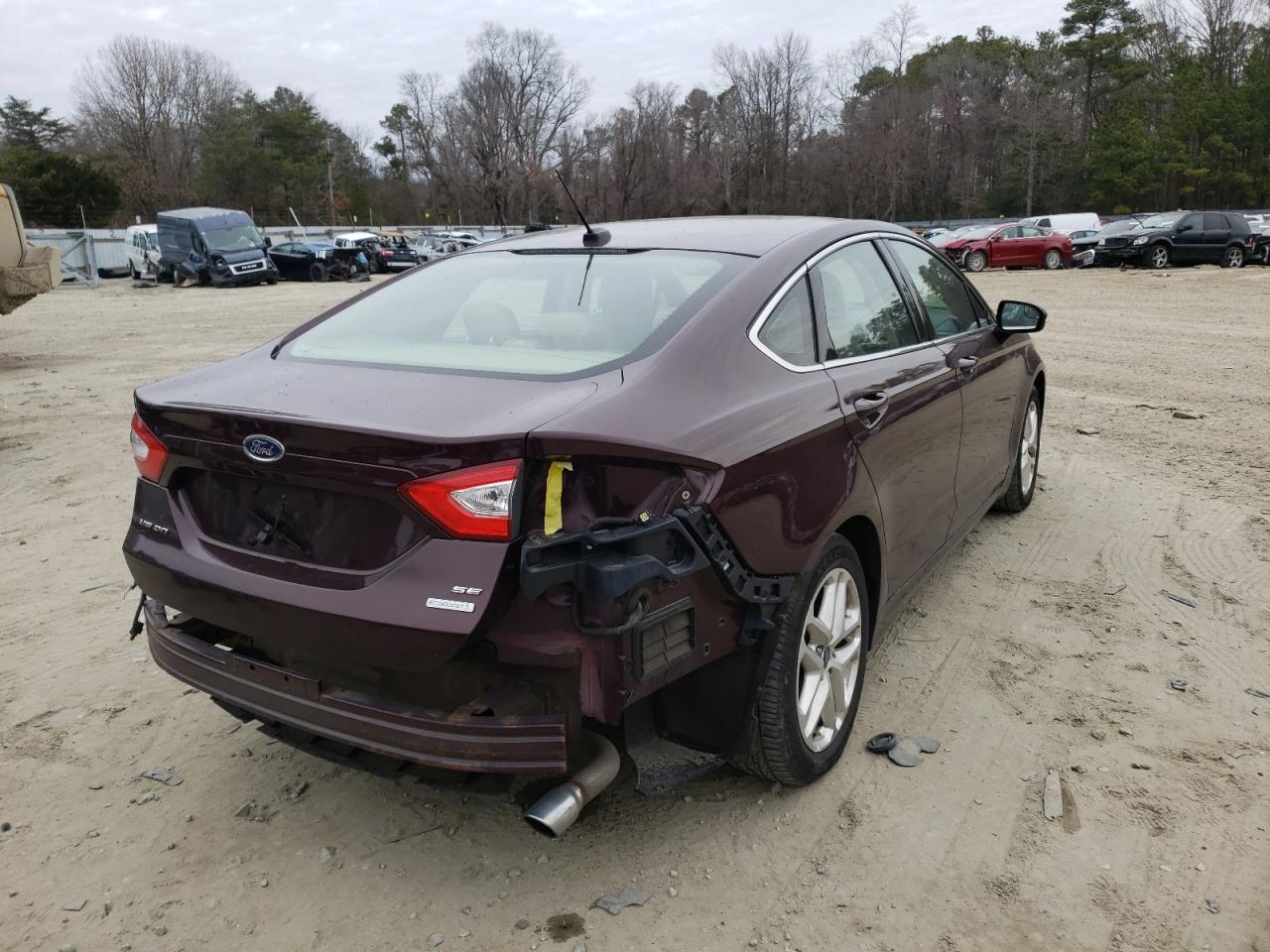 Photo 4 from auction – 2013 FORD FUSION SE with VIN 3FA6P0HR9DR275967