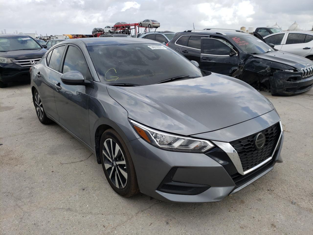 Photo 1 from auction – 2021 NISSAN SENTRA SV with VIN 3N1AB8CV2MY330516