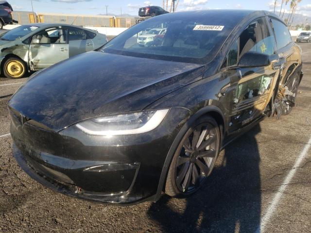 Photo 2 from auction – 2022 TESLA MODEL X with VIN 7SAXCBE51NF329405