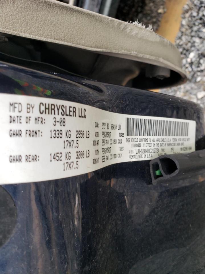 Photo 10 from auction – 2008 JEEP GRAND CHER with VIN 1J8HS58N88C212724