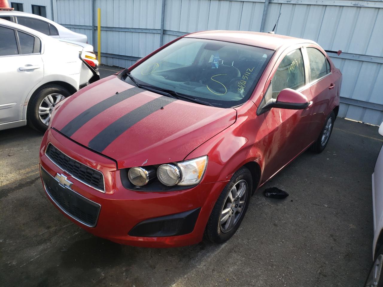 Photo 2 from auction – 2012 CHEVROLET SONIC LT with VIN 1G1JC5SB1C4168212
