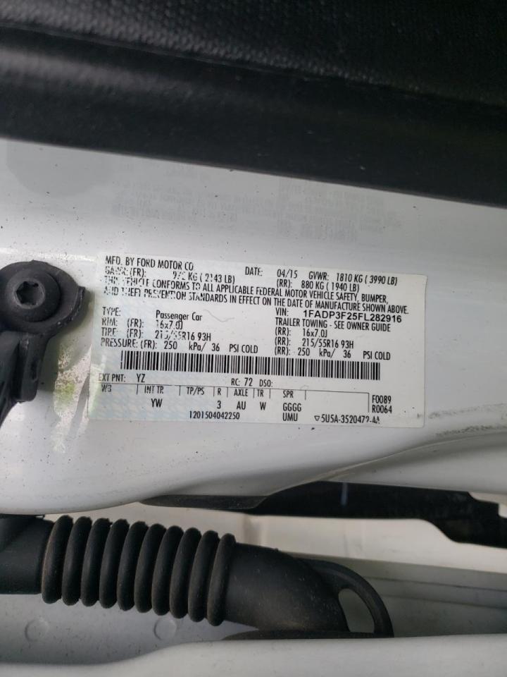 Photo 10 from auction – 2015 FORD FOCUS SE with VIN 1FADP3F25FL282916