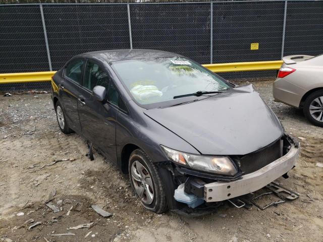 HONDA CIVIC LX 2013 with VIN 2HGFB2F50DH553656 - Photo from auction