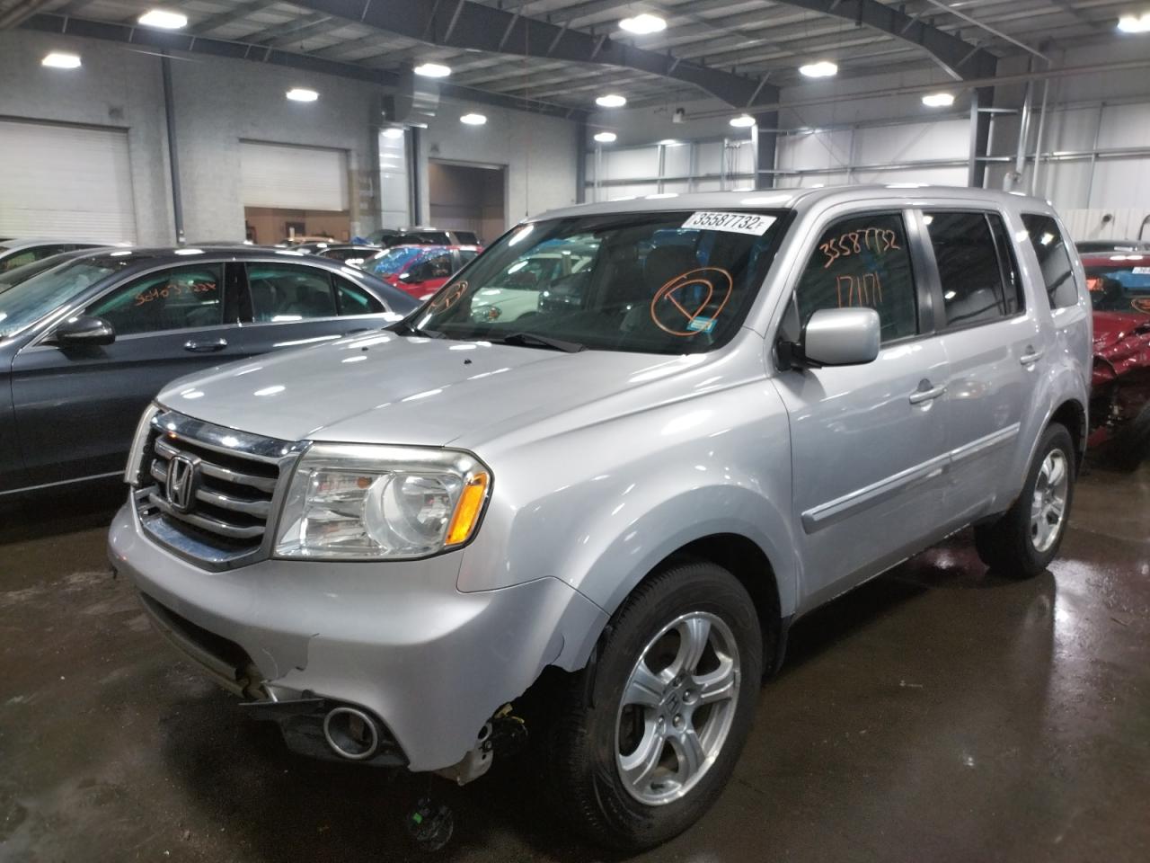 Photo 2 from auction – 2013 HONDA PILOT EXL with VIN 5FNYF4H60DB050065