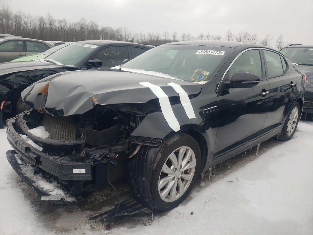 Photo 2 from auction – 2015 KIA OPTIMA LX with VIN 5XXGM4A77FG499683
