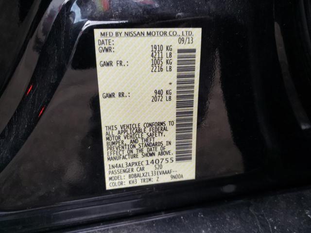 Photo 10 from auction – 2014 NISSAN ALTIMA 2.5 with VIN 1N4AL3APXEC140755