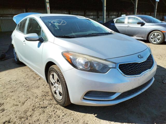 KIA FORTE LX 2015 with VIN KNAFK4A67F5327177 - Photo from auction