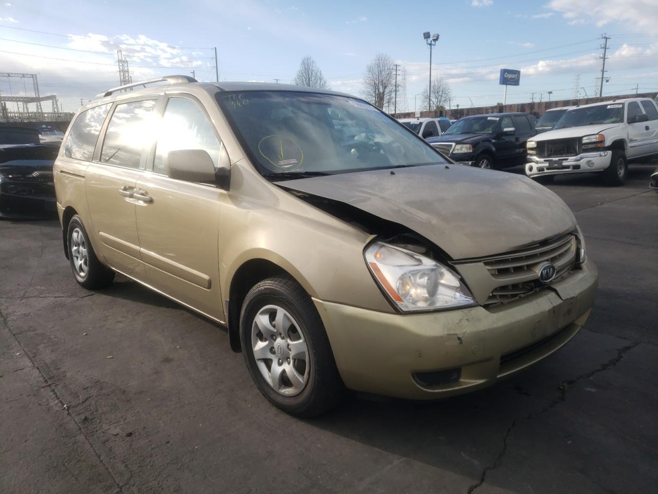 KIA SEDONA EX 2009 with VIN KNDMB233096314884 - Photo from auction