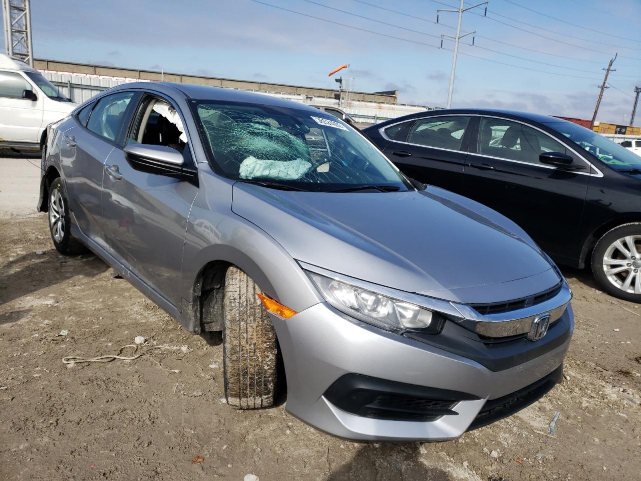 Photo 1 from auction – 2018 HONDA CIVIC LX with VIN 2HGFC2F58JH541571
