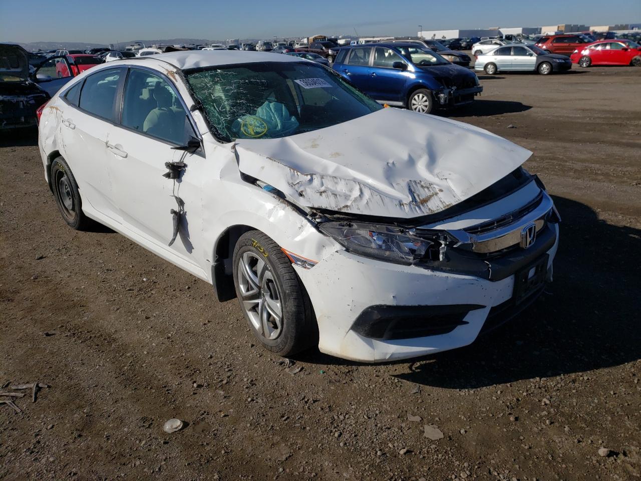 HONDA CIVIC LX 2017 with VIN 2HGFC2F5XHH535443 - Photo from auction