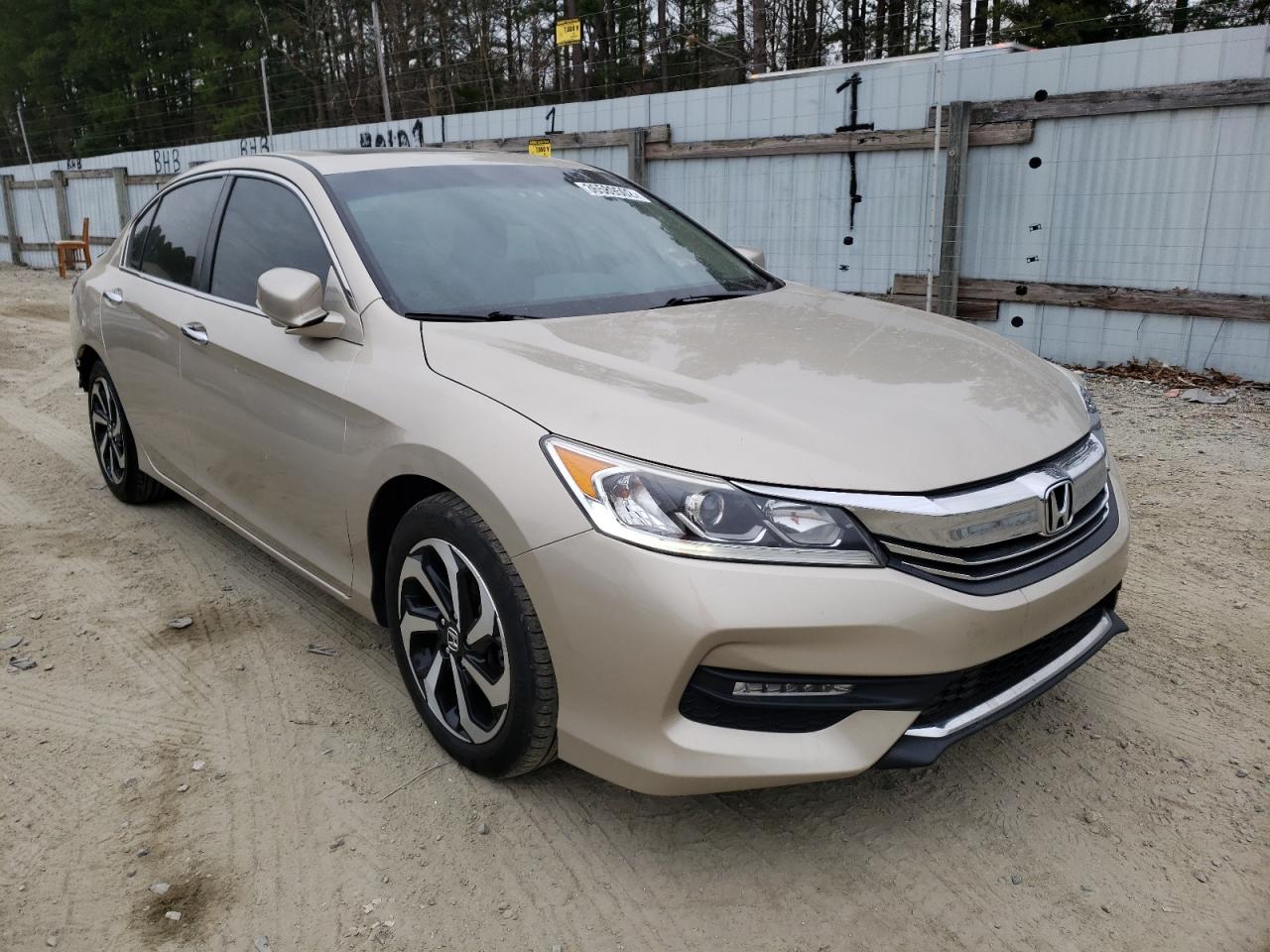 HONDA ACCORD EX 2016 with VIN 1HGCR2F78GA012583 - Photo from auction